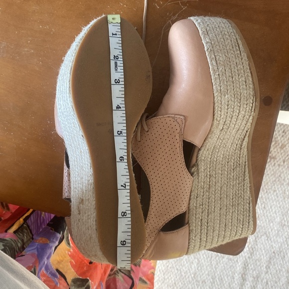 NEW Anthropology KMB Platform Shoes Nude  40 US 10 - Picture 5 of 6